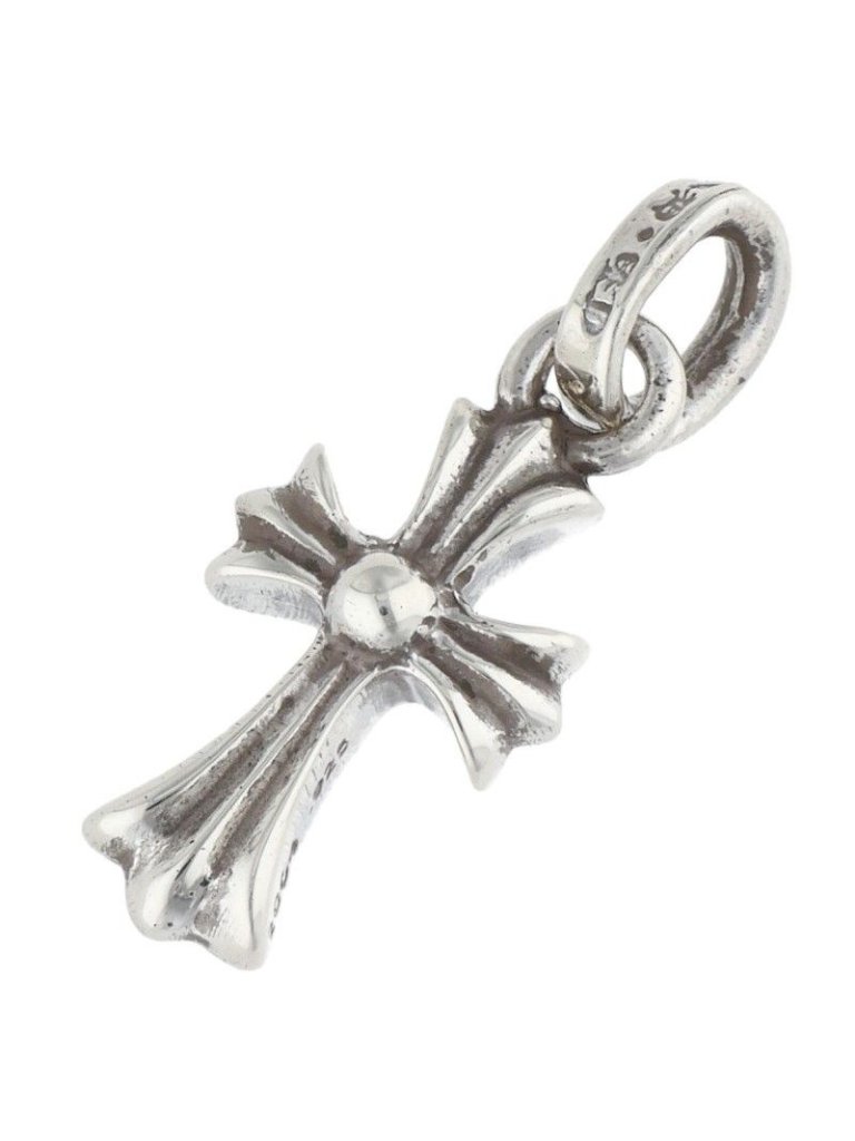 Chrome Hearts Crs Bbyfat Baby Fat Silver Necklace Top